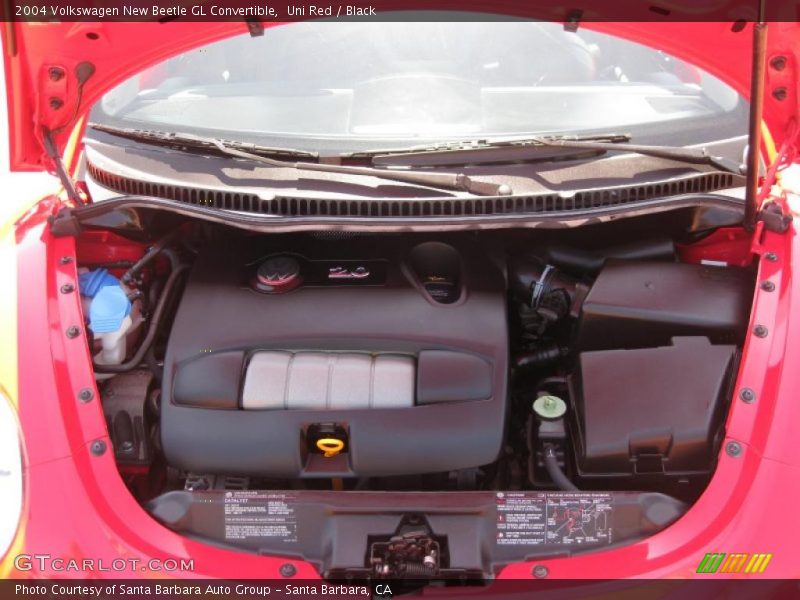 Uni Red / Black 2004 Volkswagen New Beetle GL Convertible