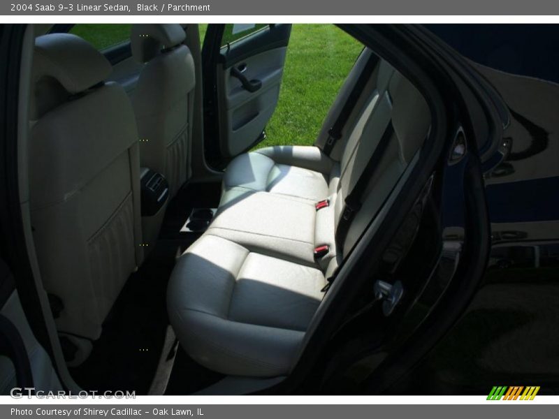Black / Parchment 2004 Saab 9-3 Linear Sedan
