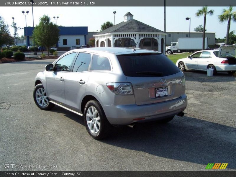 True Silver Metallic / Black 2008 Mazda CX-7 Sport