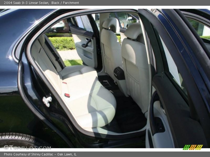 Black / Parchment 2004 Saab 9-3 Linear Sedan