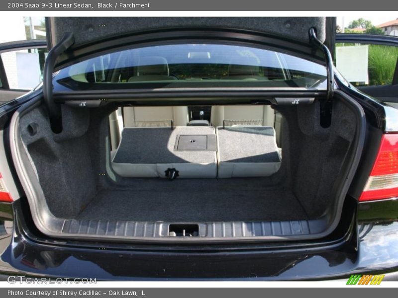 Black / Parchment 2004 Saab 9-3 Linear Sedan