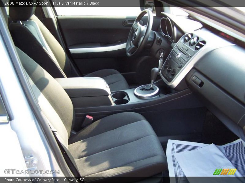 True Silver Metallic / Black 2008 Mazda CX-7 Sport