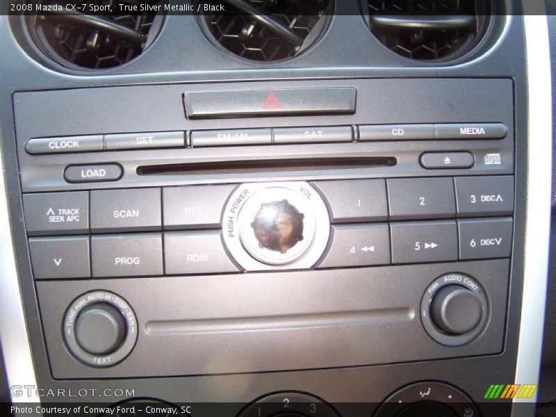True Silver Metallic / Black 2008 Mazda CX-7 Sport
