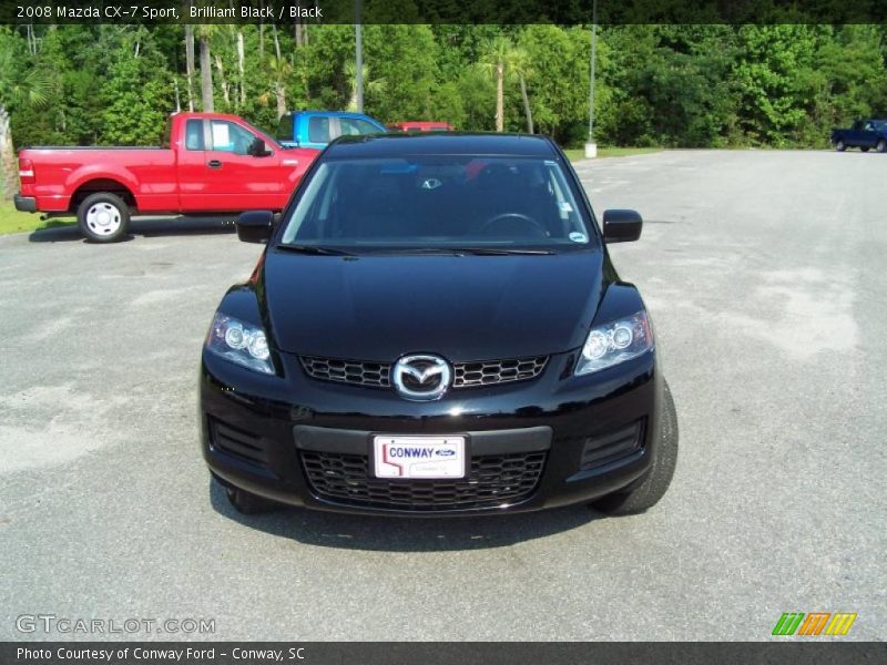 Brilliant Black / Black 2008 Mazda CX-7 Sport