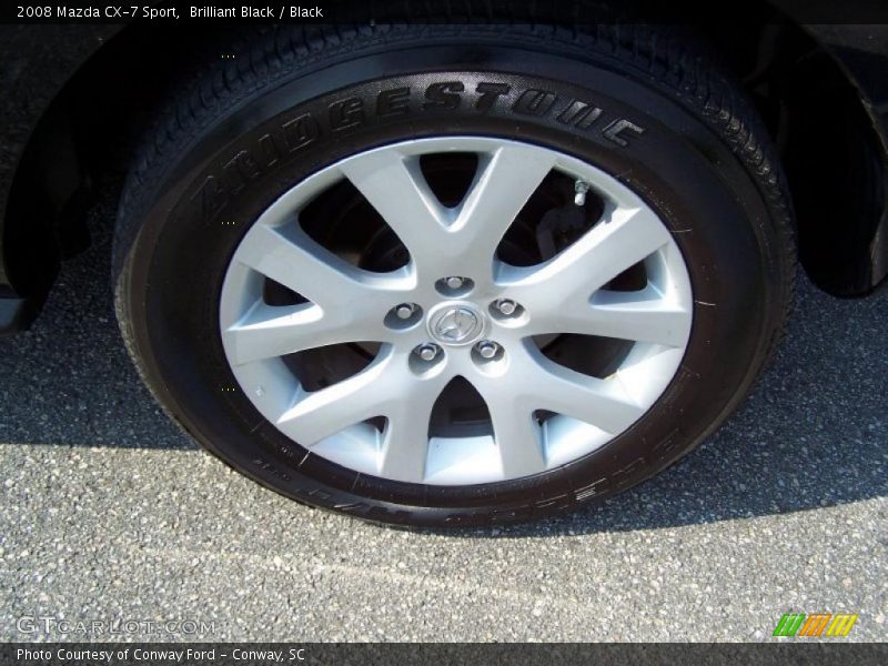 Brilliant Black / Black 2008 Mazda CX-7 Sport