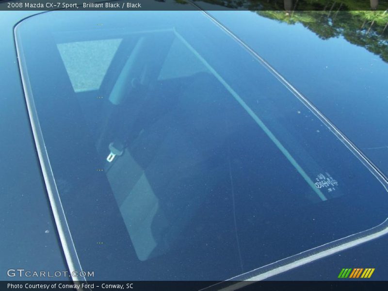 Brilliant Black / Black 2008 Mazda CX-7 Sport