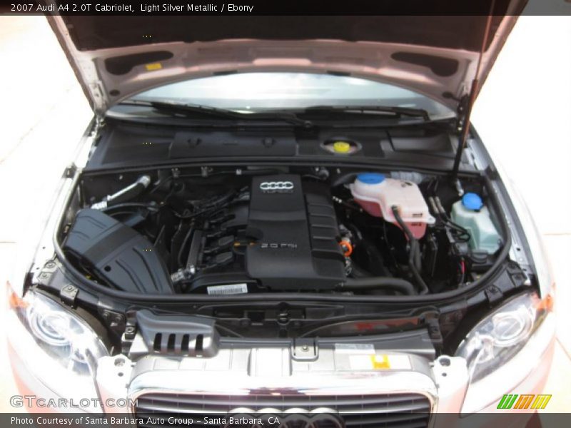 Light Silver Metallic / Ebony 2007 Audi A4 2.0T Cabriolet