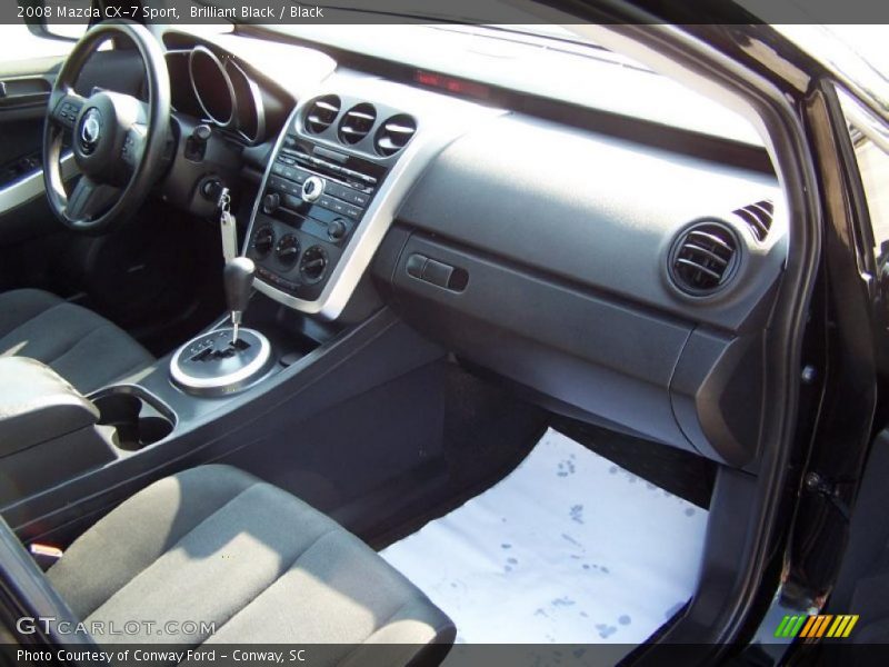 Brilliant Black / Black 2008 Mazda CX-7 Sport