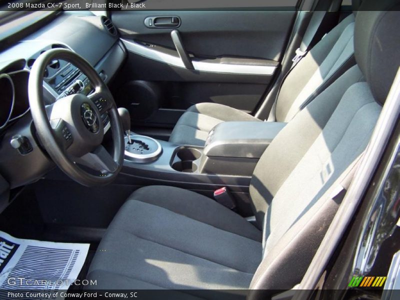 Brilliant Black / Black 2008 Mazda CX-7 Sport