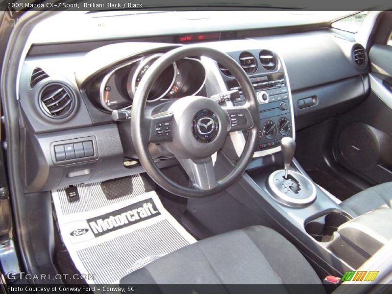 Brilliant Black / Black 2008 Mazda CX-7 Sport