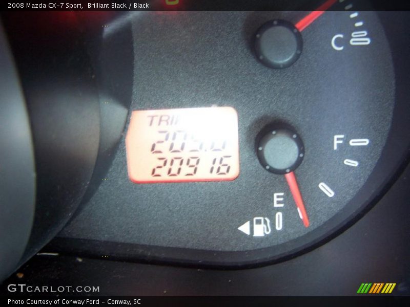 Brilliant Black / Black 2008 Mazda CX-7 Sport