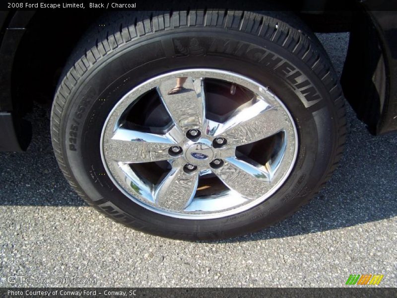 Black / Charcoal 2008 Ford Escape Limited
