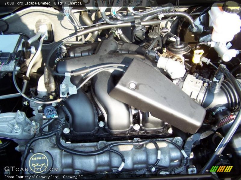 Black / Charcoal 2008 Ford Escape Limited