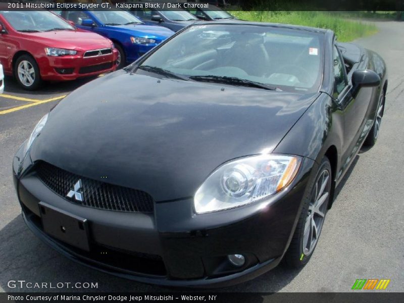 Kalapana Black / Dark Charcoal 2011 Mitsubishi Eclipse Spyder GT