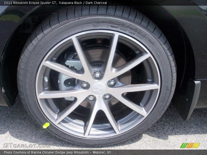 Kalapana Black / Dark Charcoal 2011 Mitsubishi Eclipse Spyder GT