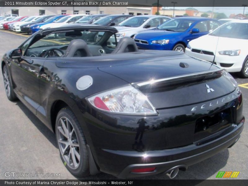 Kalapana Black / Dark Charcoal 2011 Mitsubishi Eclipse Spyder GT