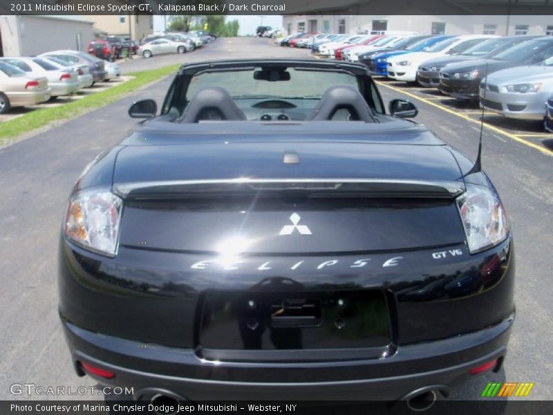 Kalapana Black / Dark Charcoal 2011 Mitsubishi Eclipse Spyder GT
