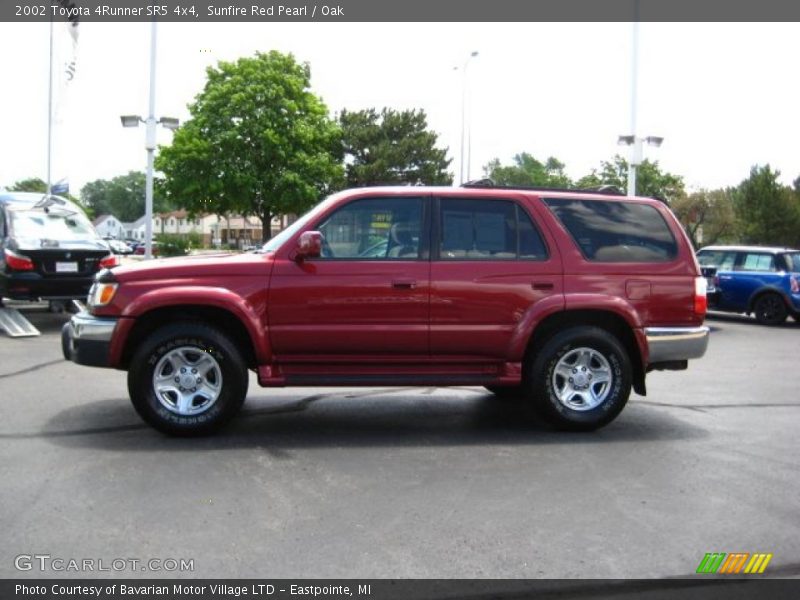 Sunfire Red Pearl / Oak 2002 Toyota 4Runner SR5 4x4