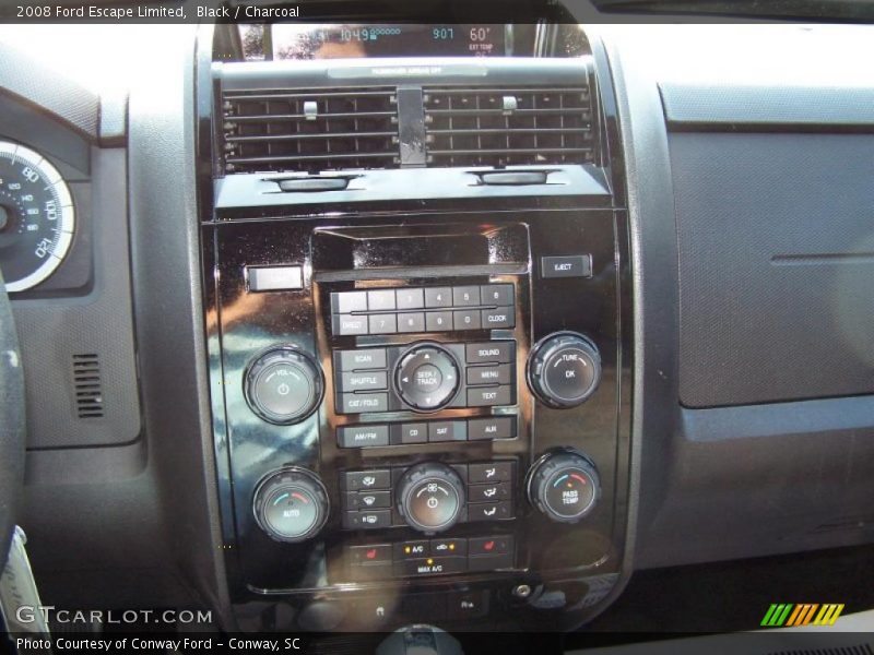 Black / Charcoal 2008 Ford Escape Limited