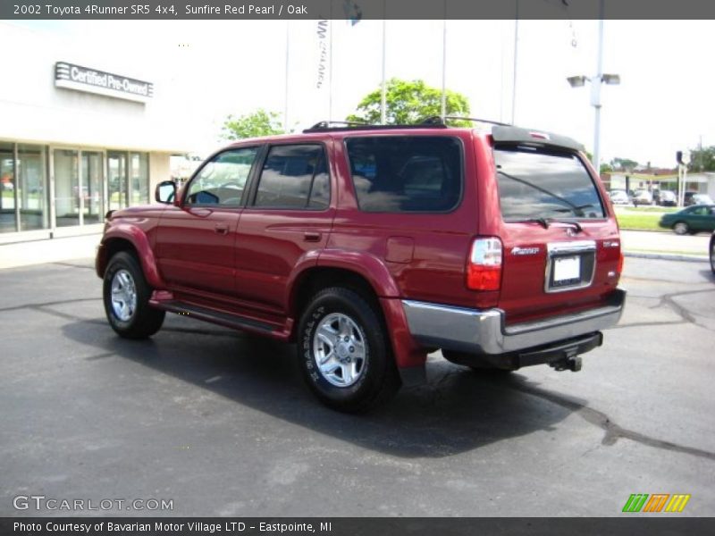 Sunfire Red Pearl / Oak 2002 Toyota 4Runner SR5 4x4