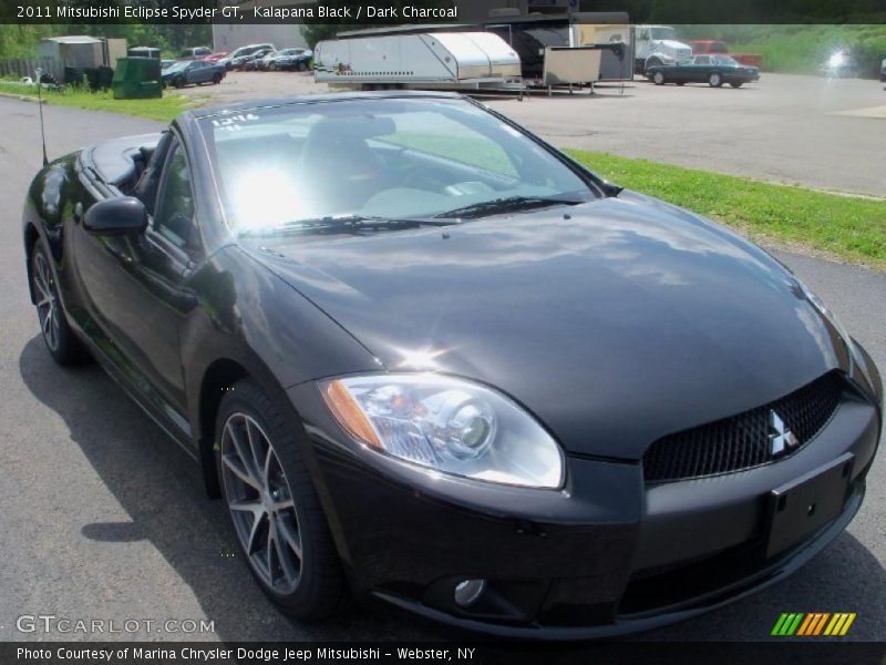 Kalapana Black / Dark Charcoal 2011 Mitsubishi Eclipse Spyder GT