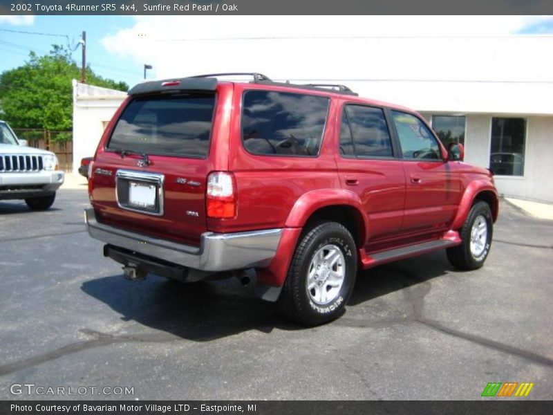 Sunfire Red Pearl / Oak 2002 Toyota 4Runner SR5 4x4