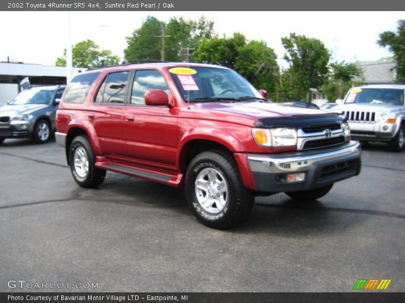 Sunfire Red Pearl / Oak 2002 Toyota 4Runner SR5 4x4