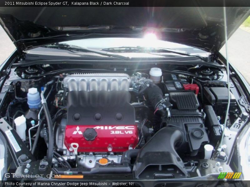 Kalapana Black / Dark Charcoal 2011 Mitsubishi Eclipse Spyder GT