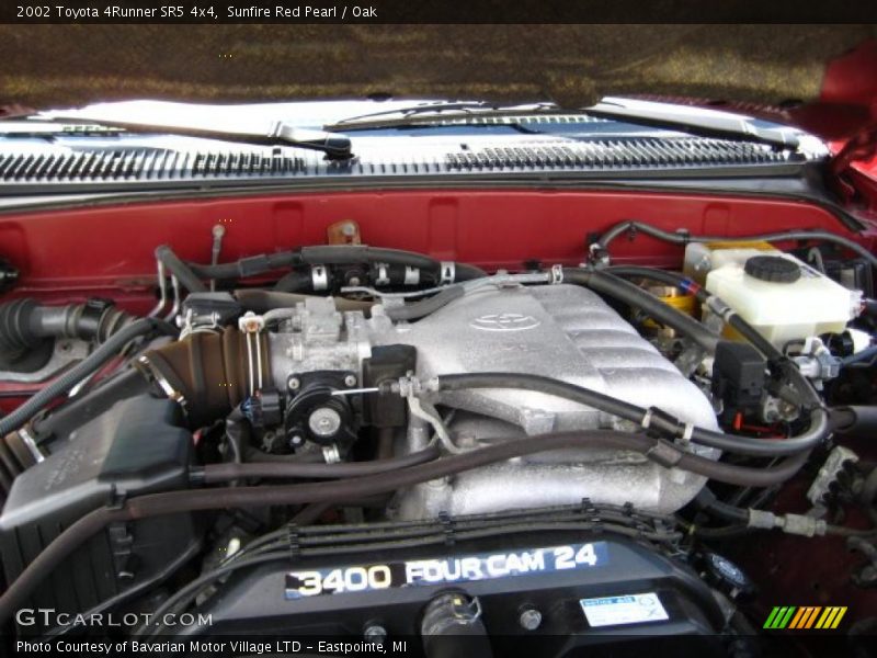 Sunfire Red Pearl / Oak 2002 Toyota 4Runner SR5 4x4