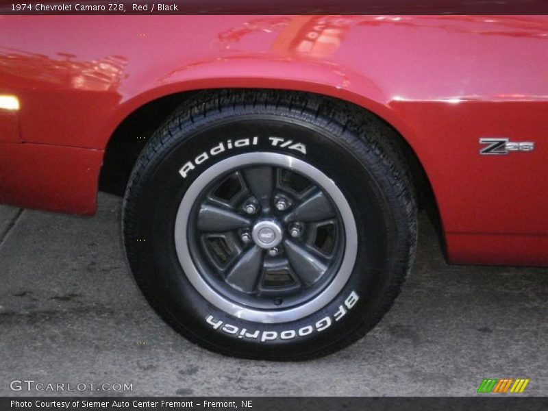 Red / Black 1974 Chevrolet Camaro Z28