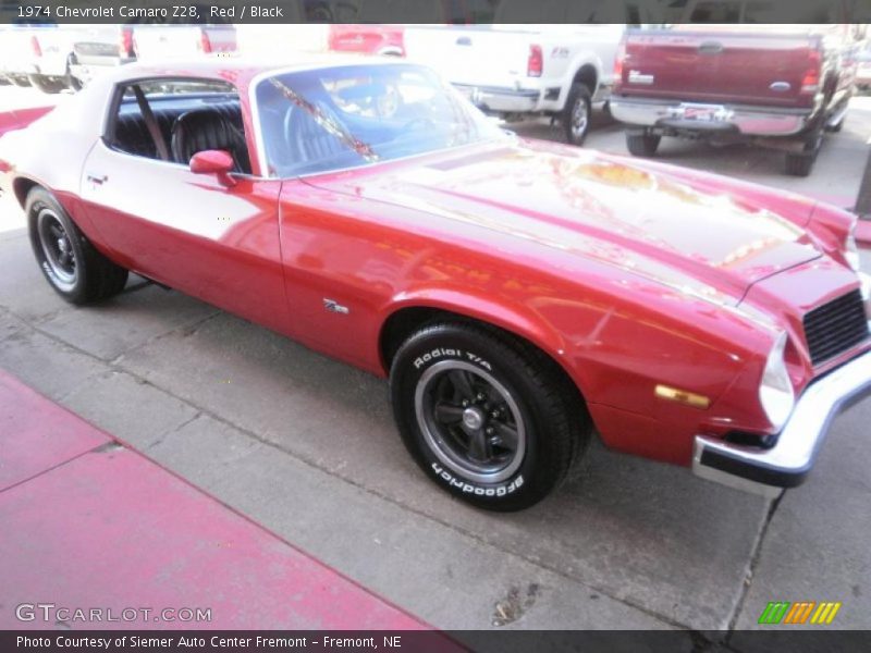 Red / Black 1974 Chevrolet Camaro Z28