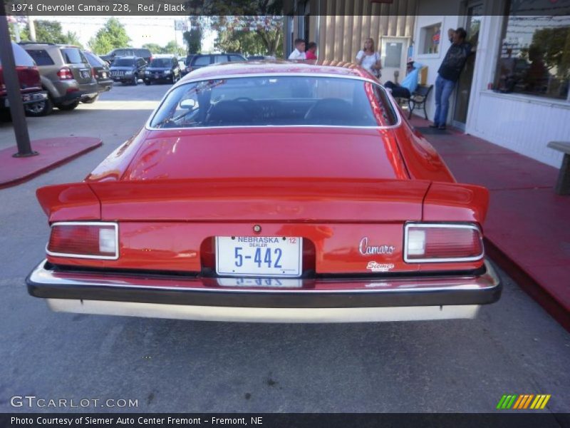 Red / Black 1974 Chevrolet Camaro Z28