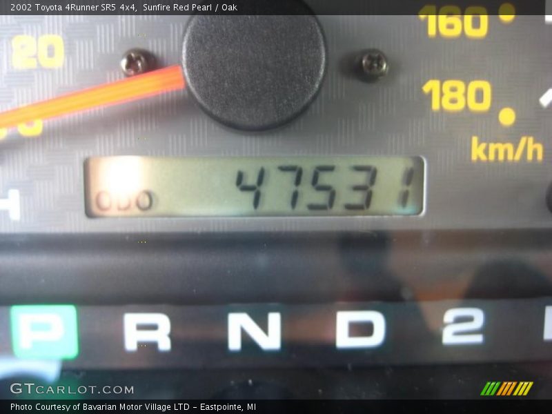 Sunfire Red Pearl / Oak 2002 Toyota 4Runner SR5 4x4