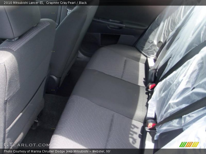 Graphite Gray Pearl / Black 2010 Mitsubishi Lancer ES