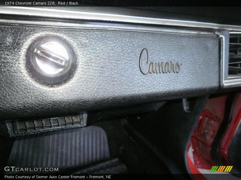 Red / Black 1974 Chevrolet Camaro Z28