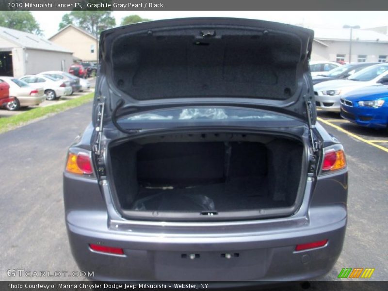 Graphite Gray Pearl / Black 2010 Mitsubishi Lancer ES