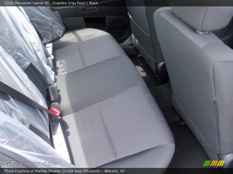 Graphite Gray Pearl / Black 2010 Mitsubishi Lancer ES