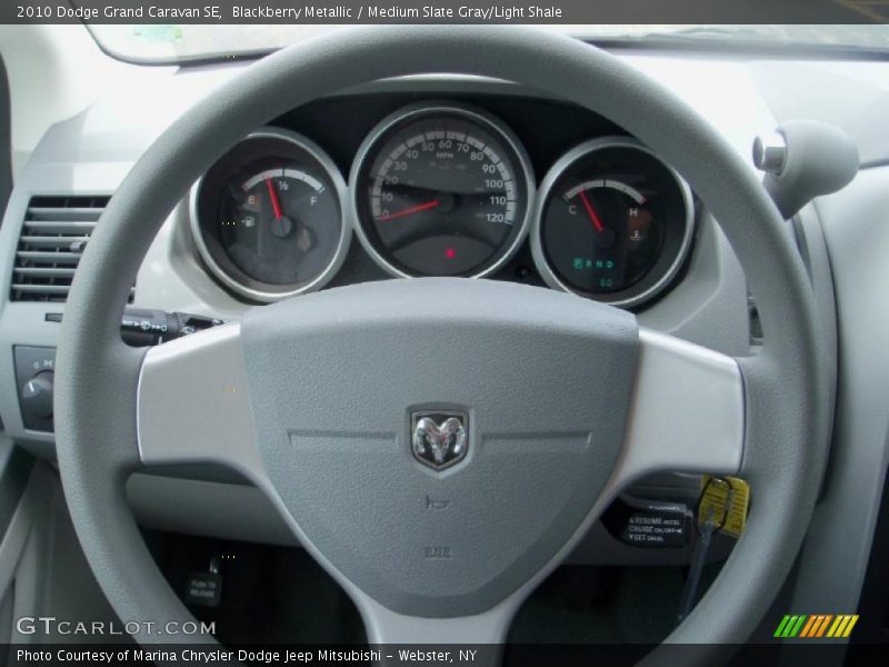 Blackberry Metallic / Medium Slate Gray/Light Shale 2010 Dodge Grand Caravan SE
