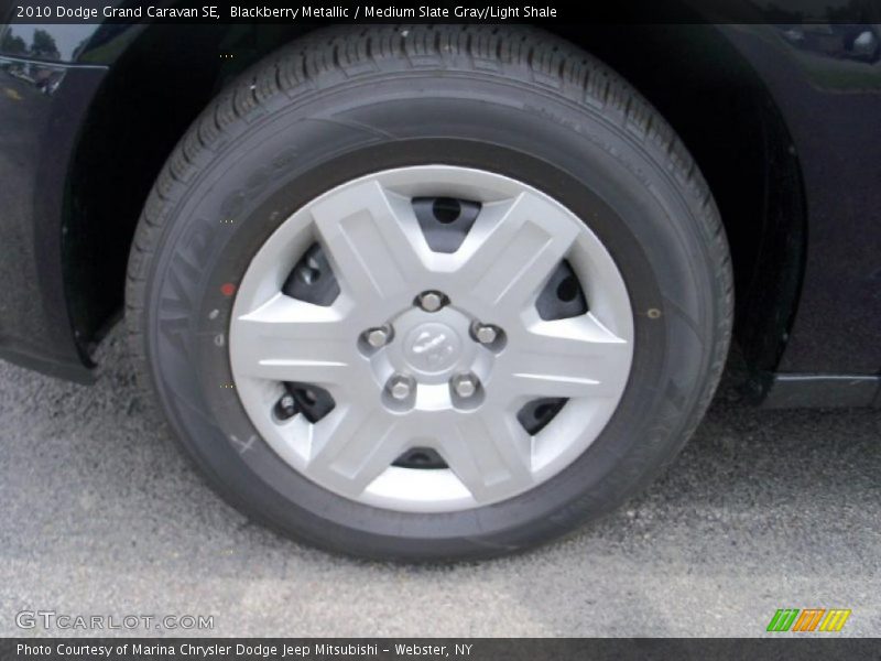 Blackberry Metallic / Medium Slate Gray/Light Shale 2010 Dodge Grand Caravan SE