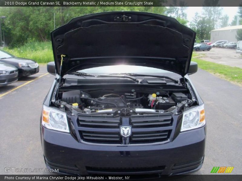 Blackberry Metallic / Medium Slate Gray/Light Shale 2010 Dodge Grand Caravan SE