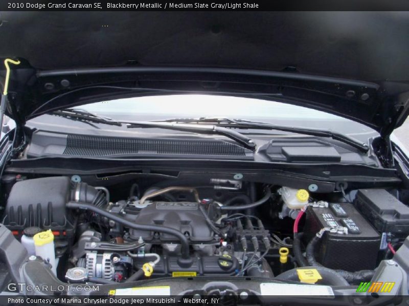 Blackberry Metallic / Medium Slate Gray/Light Shale 2010 Dodge Grand Caravan SE