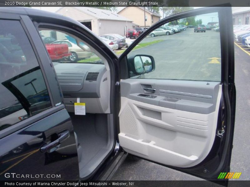 Blackberry Metallic / Medium Slate Gray/Light Shale 2010 Dodge Grand Caravan SE