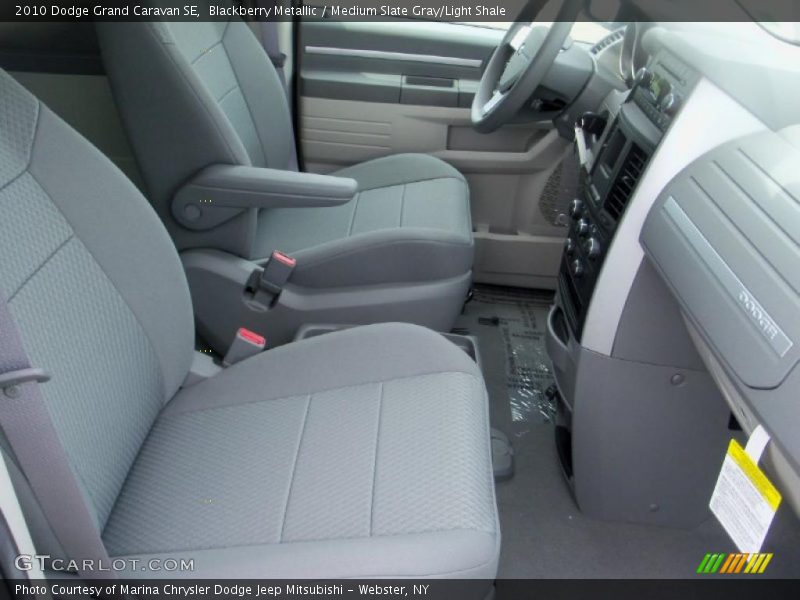 Blackberry Metallic / Medium Slate Gray/Light Shale 2010 Dodge Grand Caravan SE