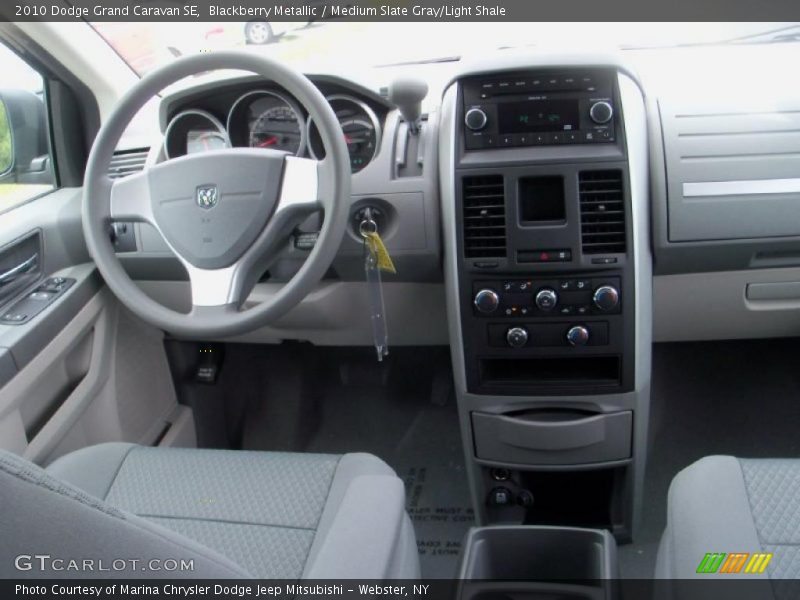 Blackberry Metallic / Medium Slate Gray/Light Shale 2010 Dodge Grand Caravan SE