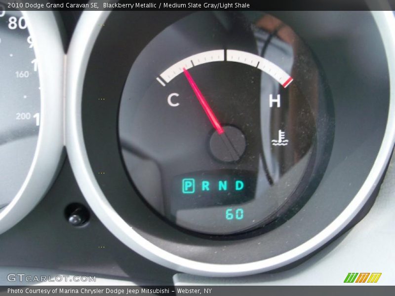 Blackberry Metallic / Medium Slate Gray/Light Shale 2010 Dodge Grand Caravan SE