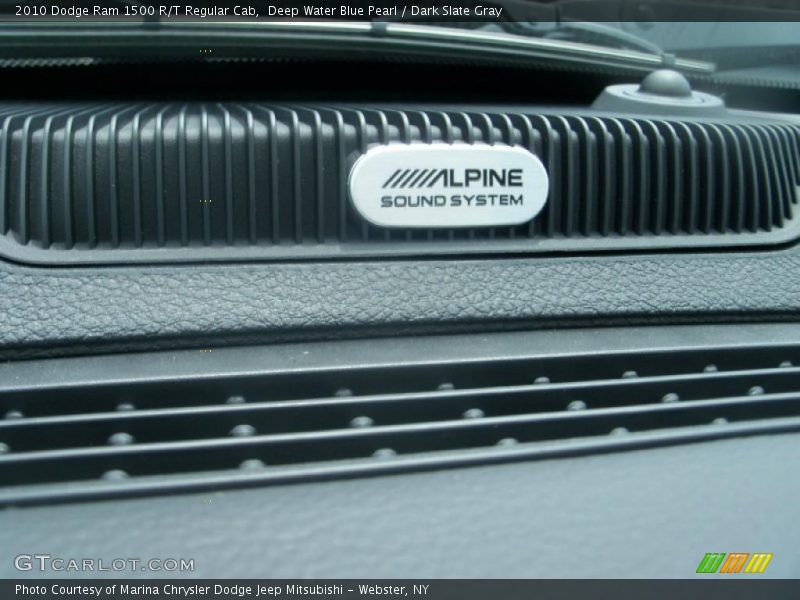 Deep Water Blue Pearl / Dark Slate Gray 2010 Dodge Ram 1500 R/T Regular Cab