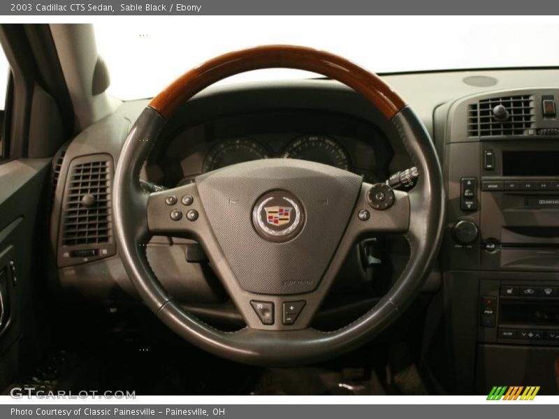 Sable Black / Ebony 2003 Cadillac CTS Sedan