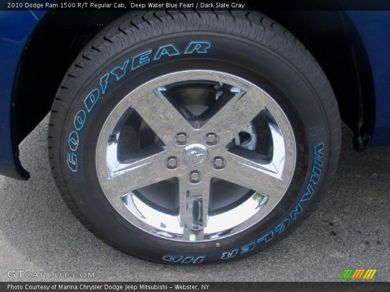 Deep Water Blue Pearl / Dark Slate Gray 2010 Dodge Ram 1500 R/T Regular Cab