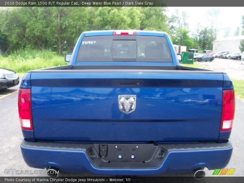 Deep Water Blue Pearl / Dark Slate Gray 2010 Dodge Ram 1500 R/T Regular Cab