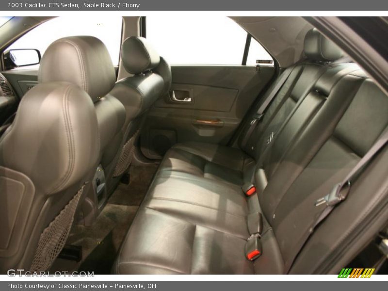 Sable Black / Ebony 2003 Cadillac CTS Sedan